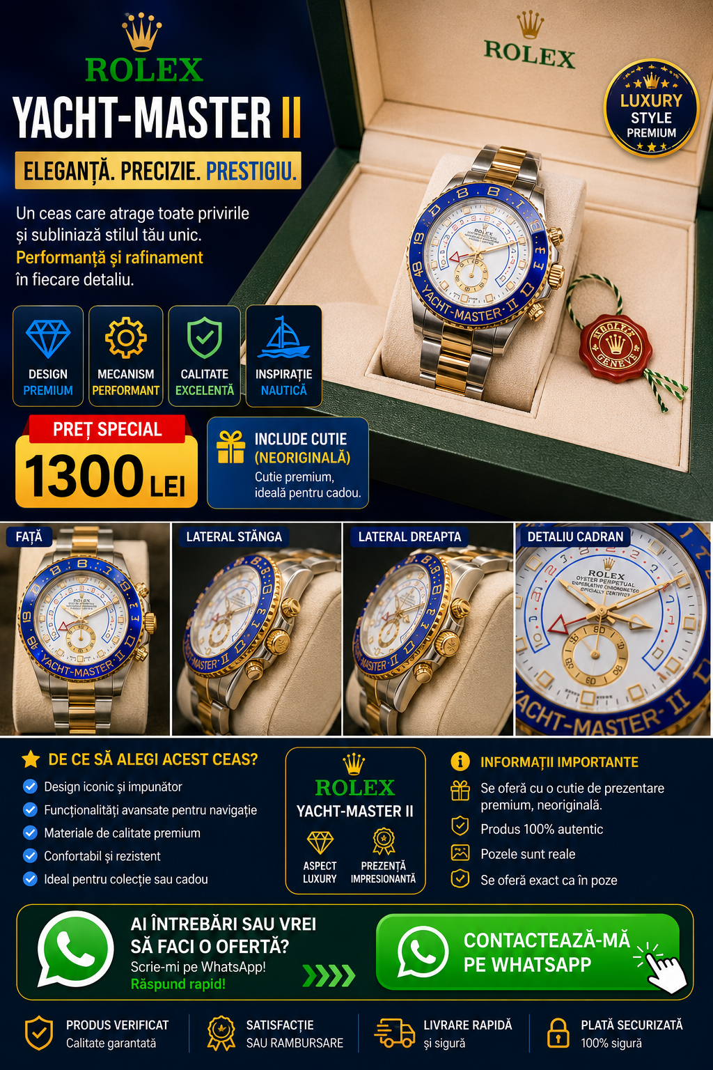 Rolex yacht Master ll