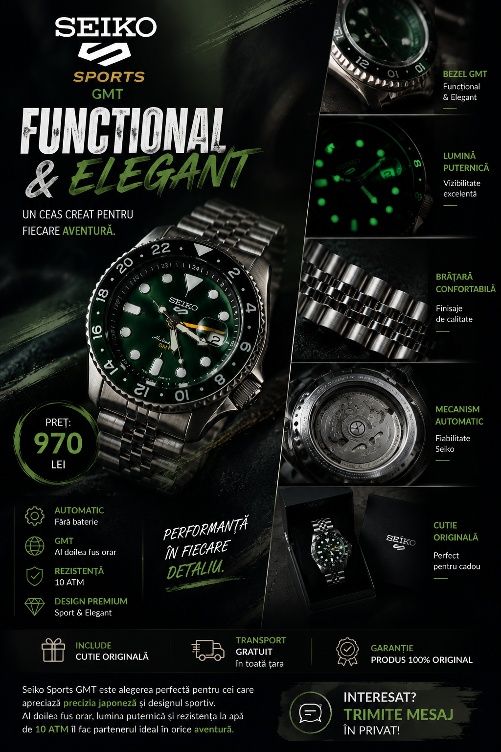 Seiko Sports GMT