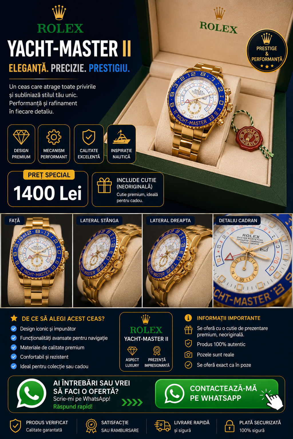Rolex Yacht Master ll